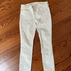 Gap legging jeans, white, size 24
